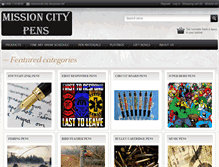 Tablet Screenshot of missioncitypens.com